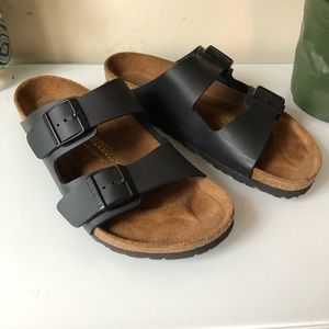 Leather Birkenstock Arizona 2 Strap Sandal